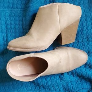 Brush  Low Cut open back boots